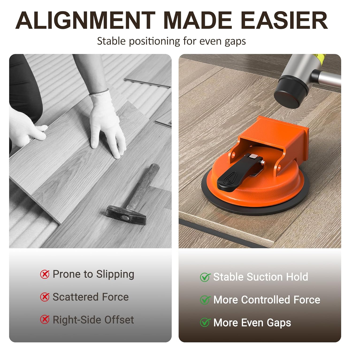 Powerful Suction Cup Floor Gap Tightener