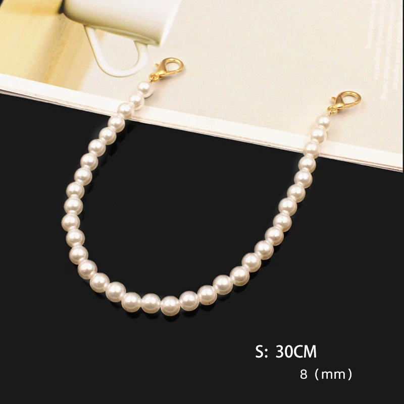 Pearl Chain Strap 8MM Handmade Bag Strap Accessories