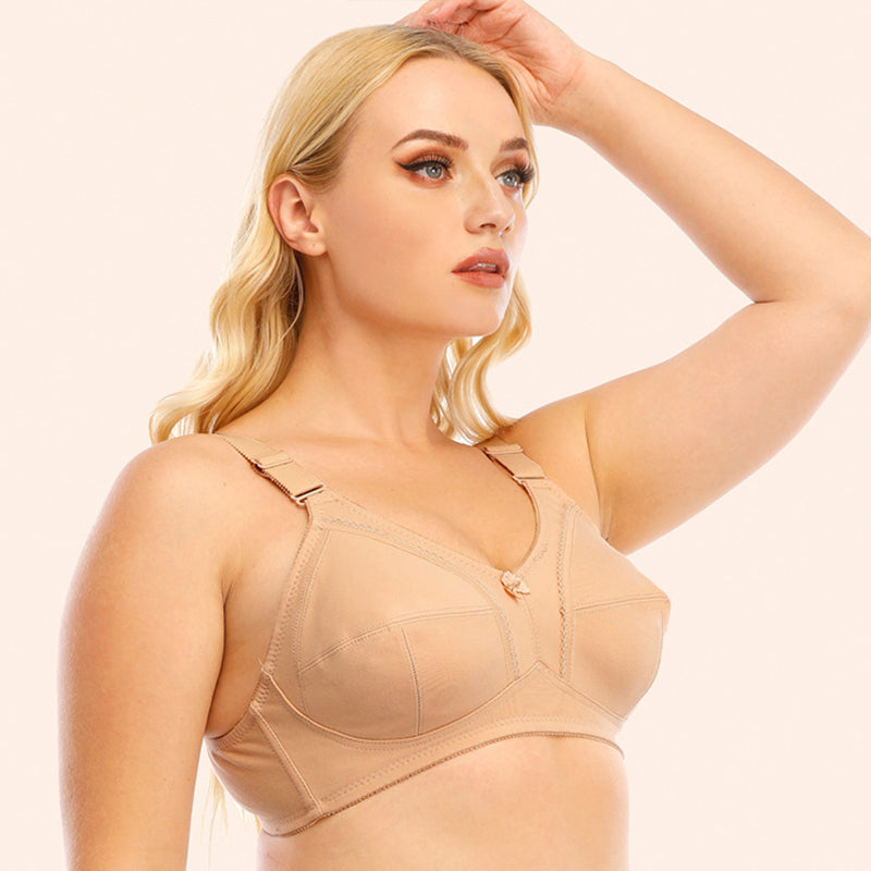 Double Layer 40 Count Roving Cotton Bra