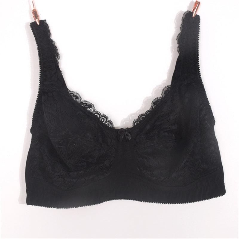 Black Lace Sexy Wireless Bra
