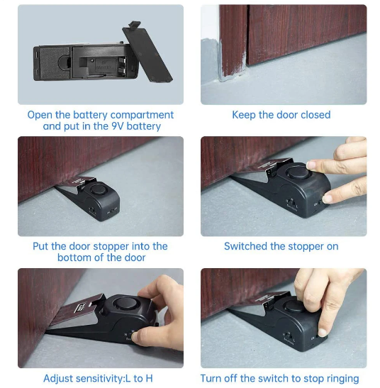 Upgraded Door Suction Alarm Portable