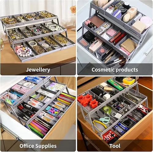 Single-layer multi-layer smart drawer organizer