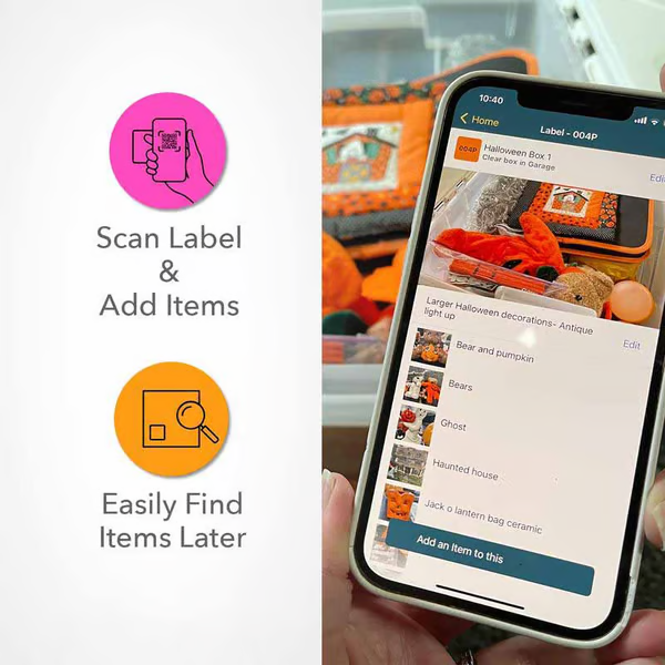 Original Color-Coded Scannable QR Labels (48 Pack)