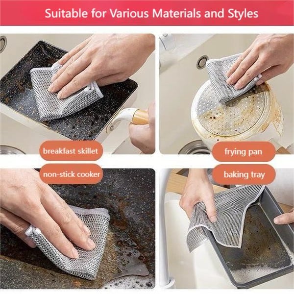 🎄Christmas 🔥Multi-Purpose Wire Miracle Cleaning Cloths
