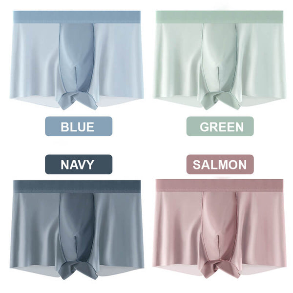 Men's Large Size Ice Silk Breathable Briefs