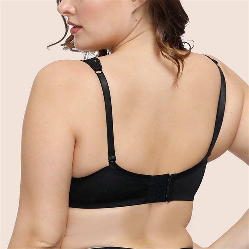 Lace Push Up Plus Size Bra