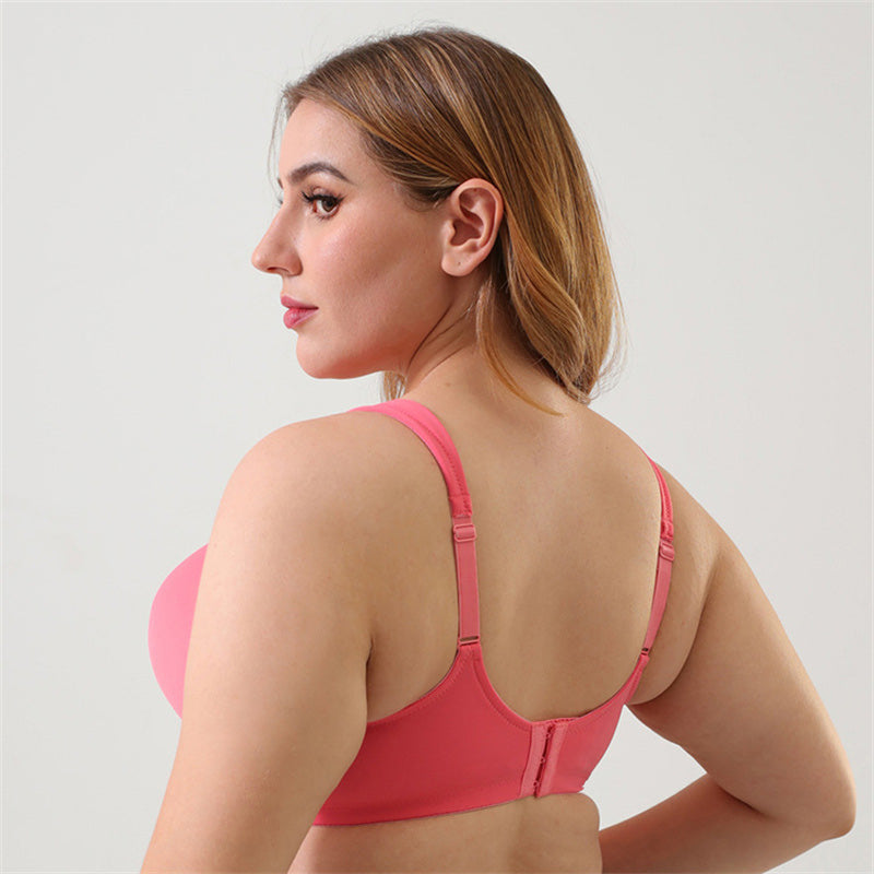 Pink Ultra-thin Plus Size Bra
