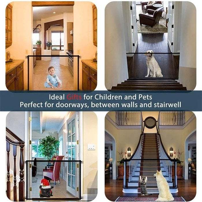 🎄Christmas Hot Sale 50% OFF-Portable Kids & Pets Safety Door Guard(Free Shipping Over Two Piece）