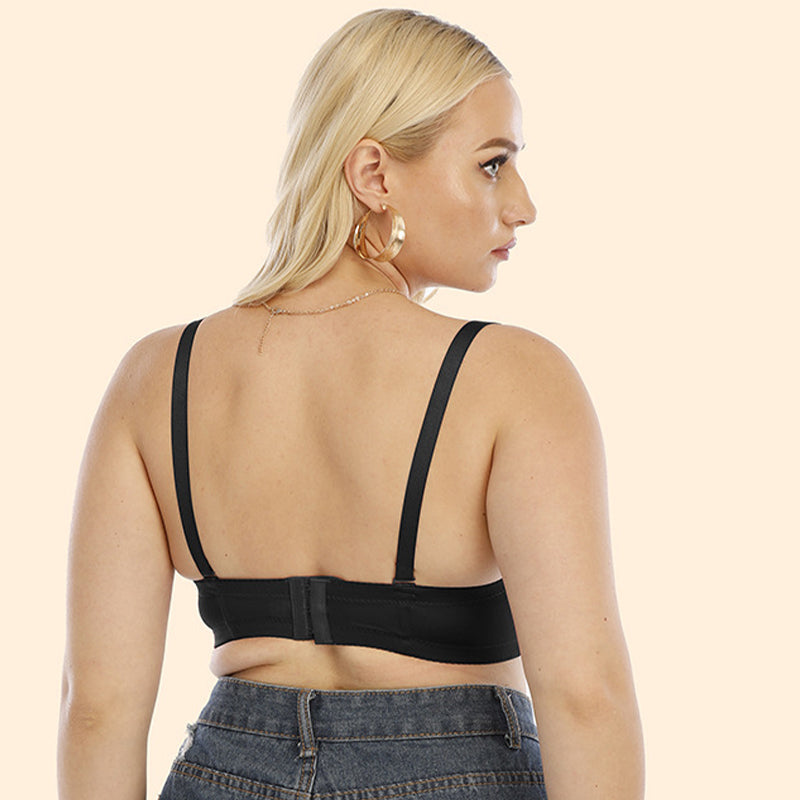 Removable Strap Plus Size Underwire Bra