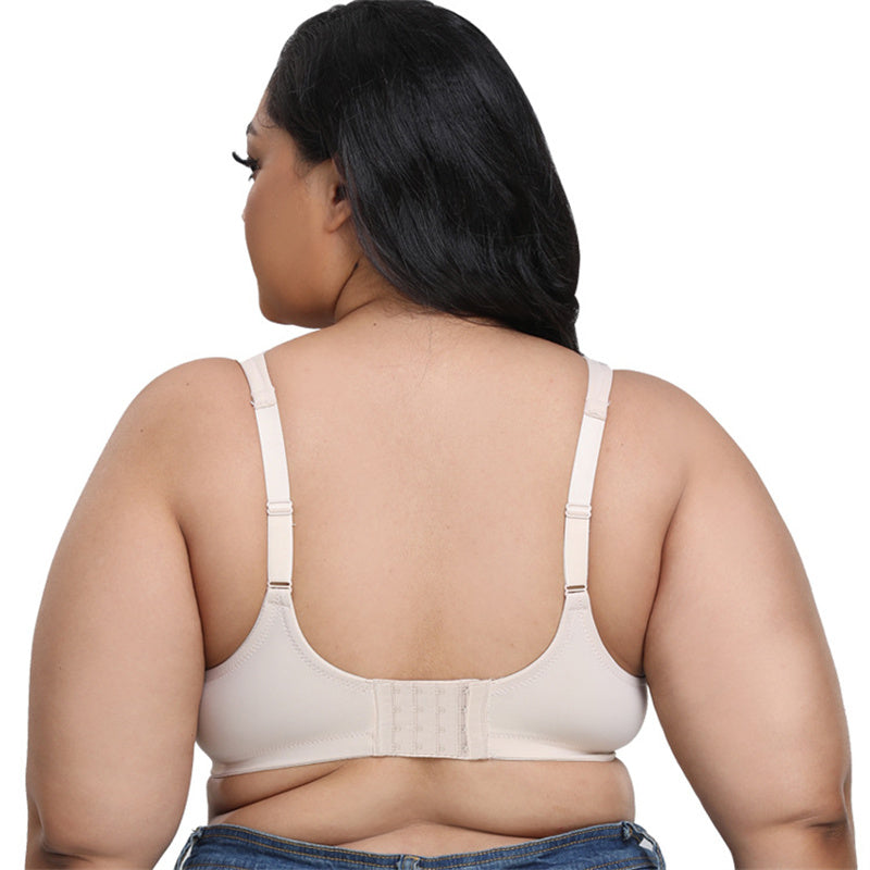 Solid Color Unwired Full Cup Bra