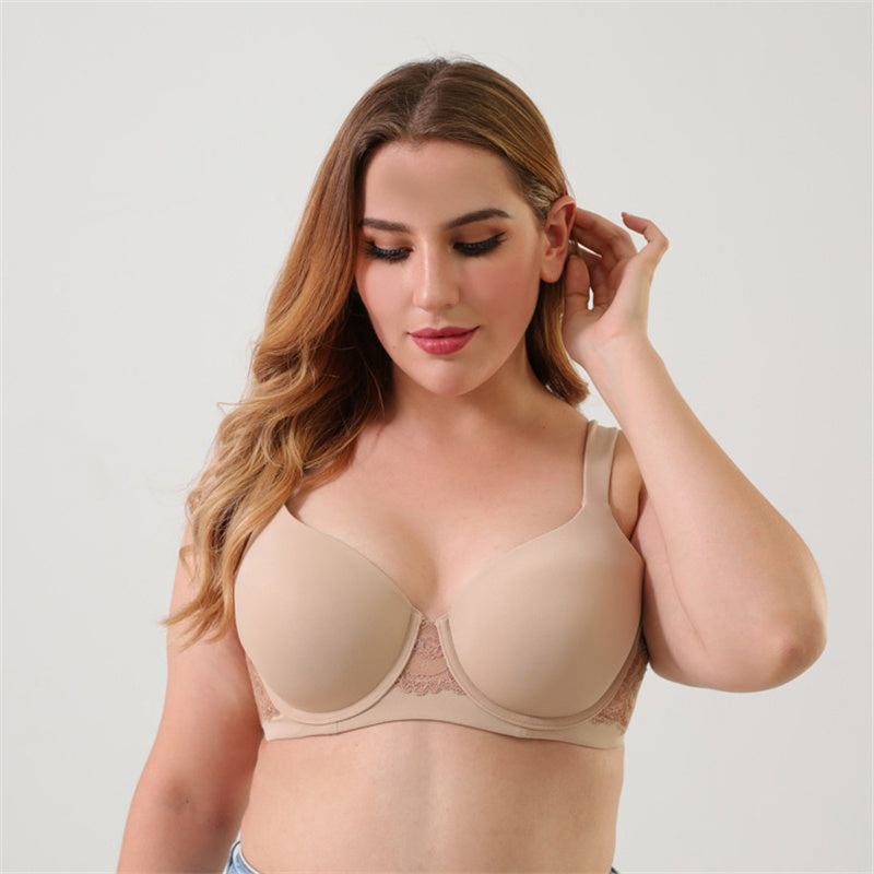 Seamless Anti-Sagging Wide Strap Bra