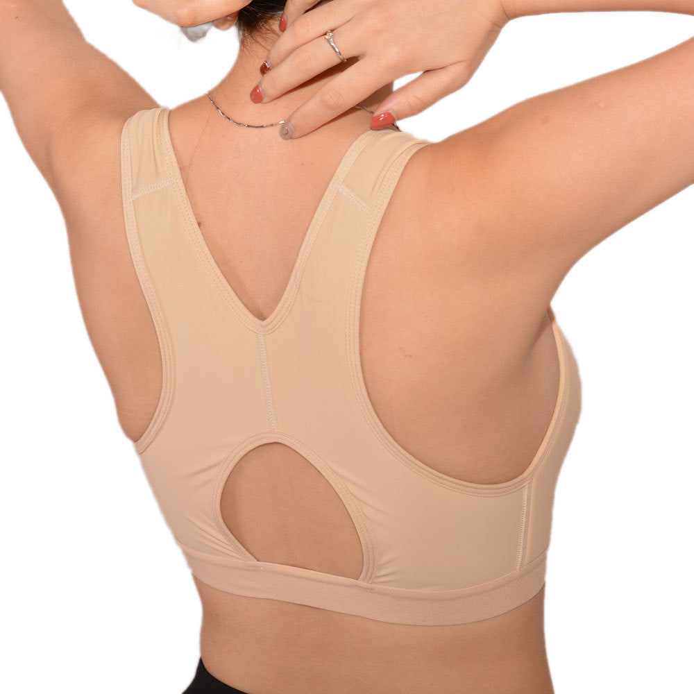 Front Buckle Adjustable Straps Sports Bra