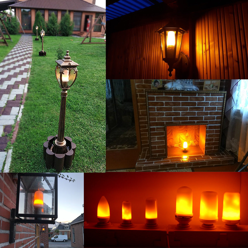 LED Flame-Effect Decorative Lights