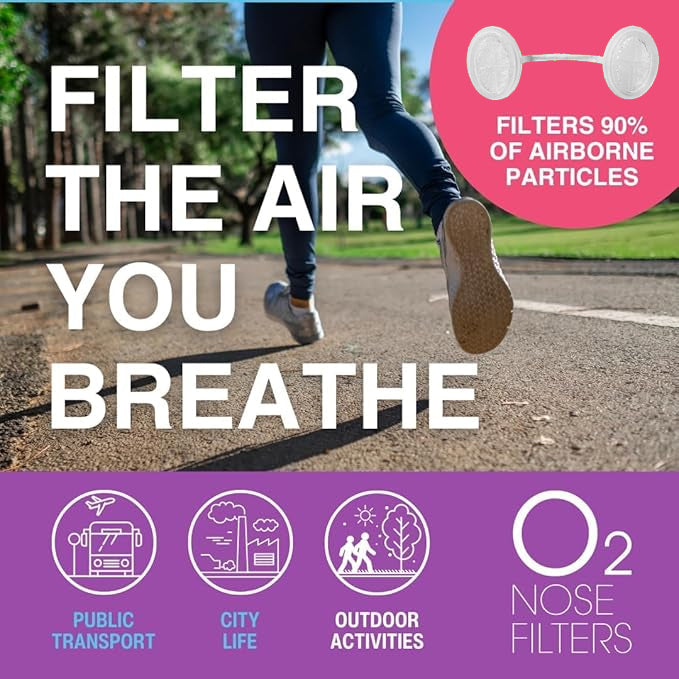 Breathe Cleaner Air Without Wearing A Mask 😷 | Lightweight Nose Filters for Dust, Smoke & Outdoor Work