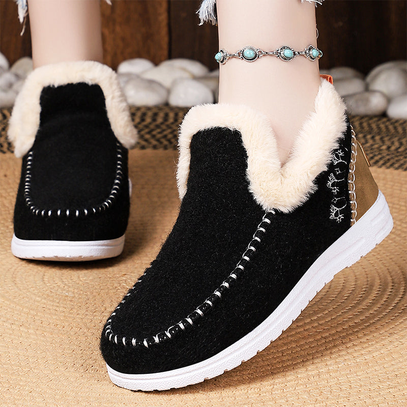 Women's Casual Fleece-Lined Warm Winter Boots
