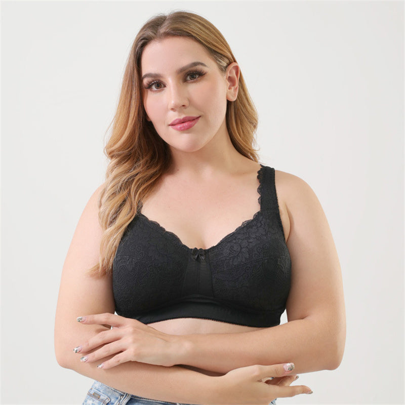 Black Lace Sexy Wireless Bra