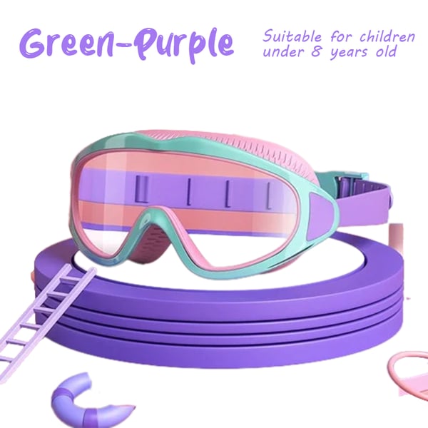 🎉Last day promotion🔥HD children's large frame waterproof and anti-fog swimming goggles