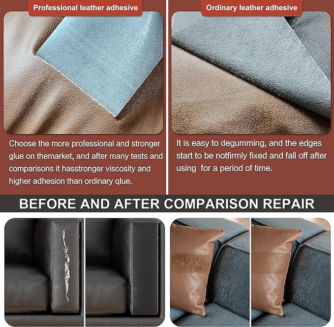 Leather Repair Patch Tape Kit