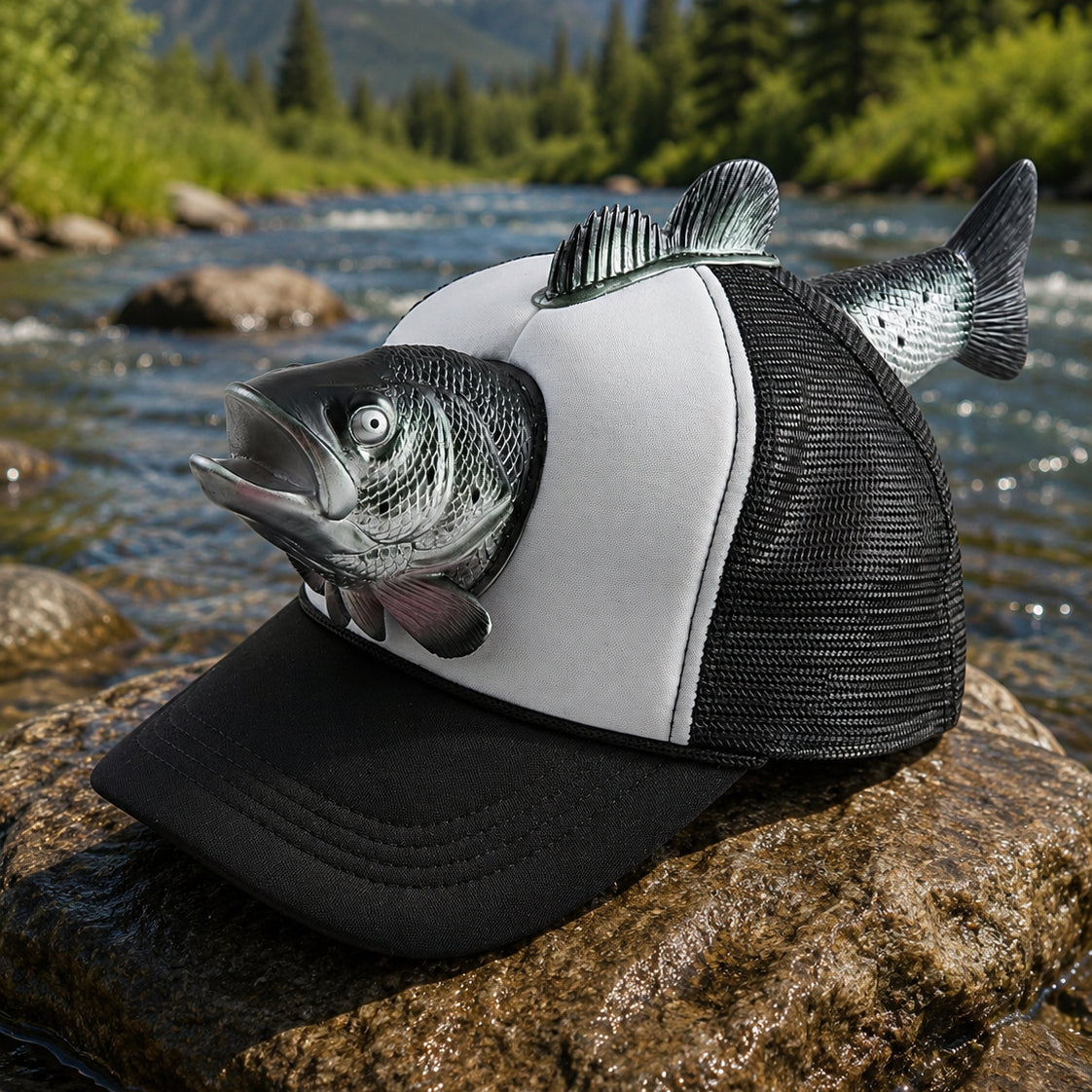 Fishing enthusiasts' exclusive fishing hat