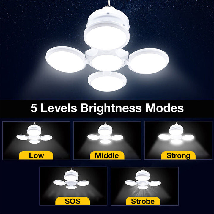Folding Solar Night Market Camping Emergency Football Light