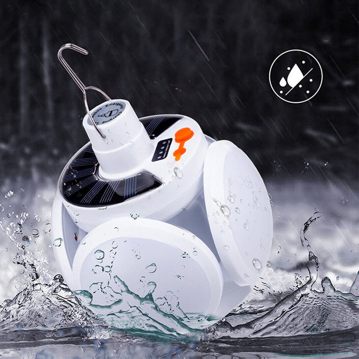 Folding Solar Night Market Camping Emergency Football Light
