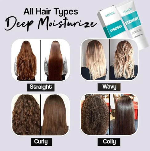 ✨ Silk and Keratin Treatment Hair Straightening Cream