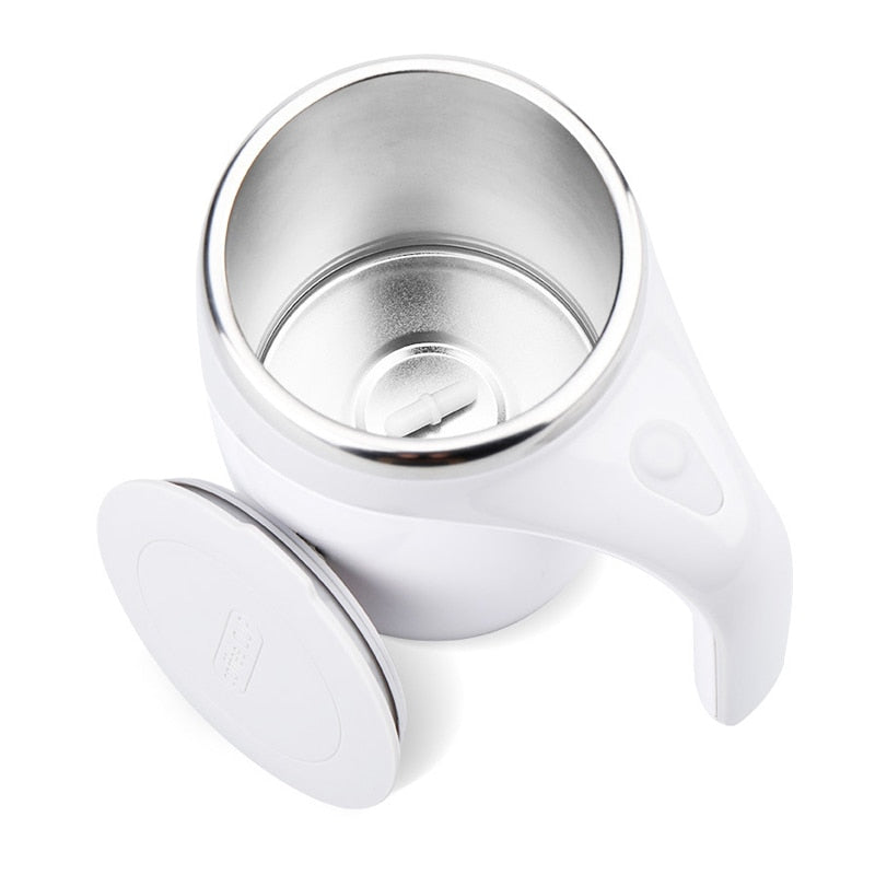 Automatic magnetic stirring coffee cup
