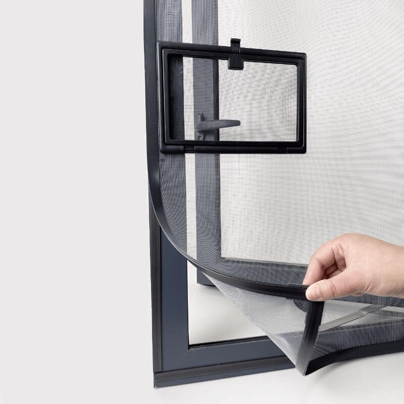 Magnetic Window Screen withSmall Window