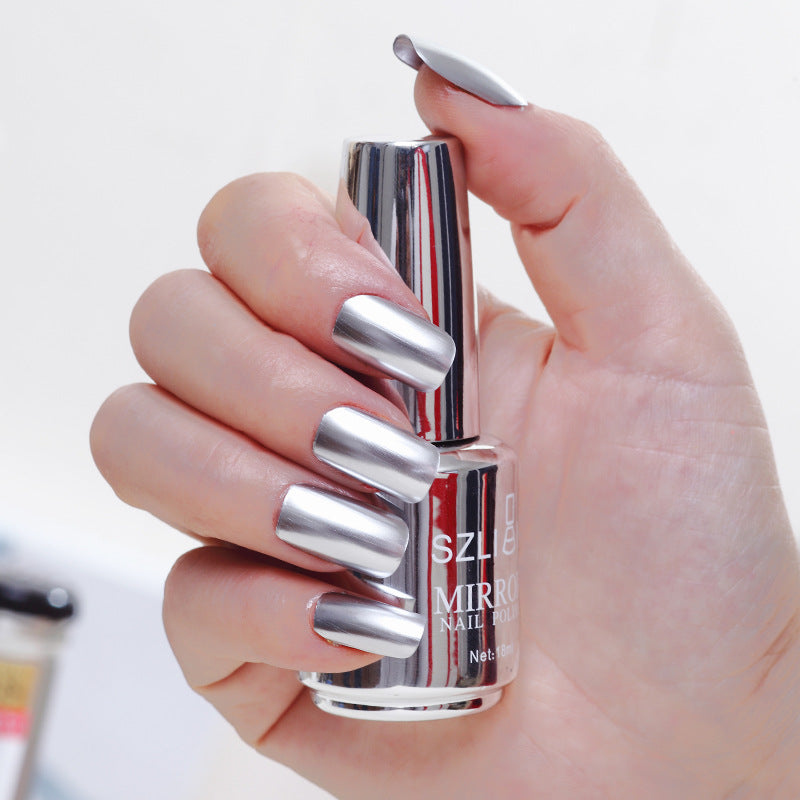 2024 Glamorous Metallic Mirror Chrome Nail Art Polish