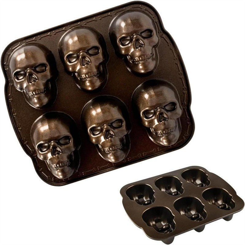 3D Gold Skull Mold