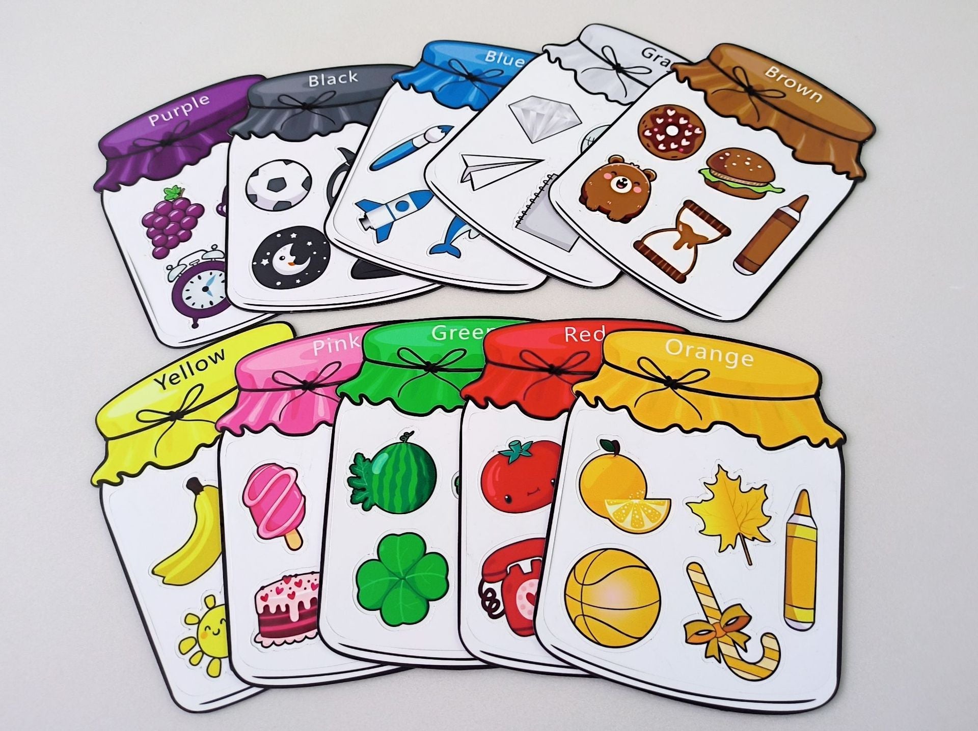 10-Piece Color Identification Magnetic Sorting Set