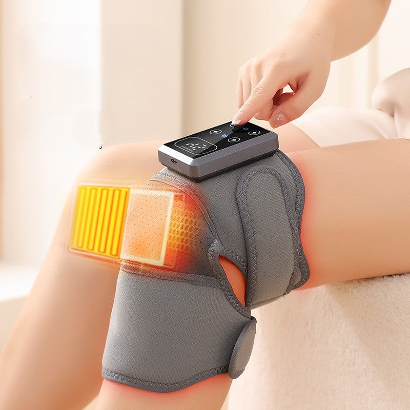 Knee pad self-heating knee massager