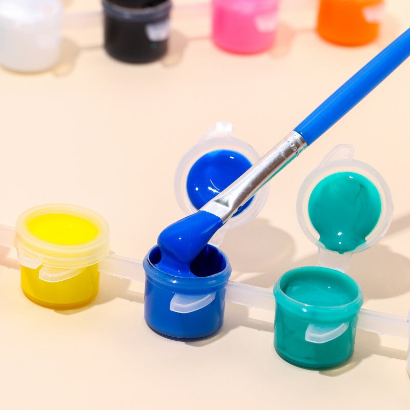 Pigment 8-piece acrylic paint for children's DIY painting