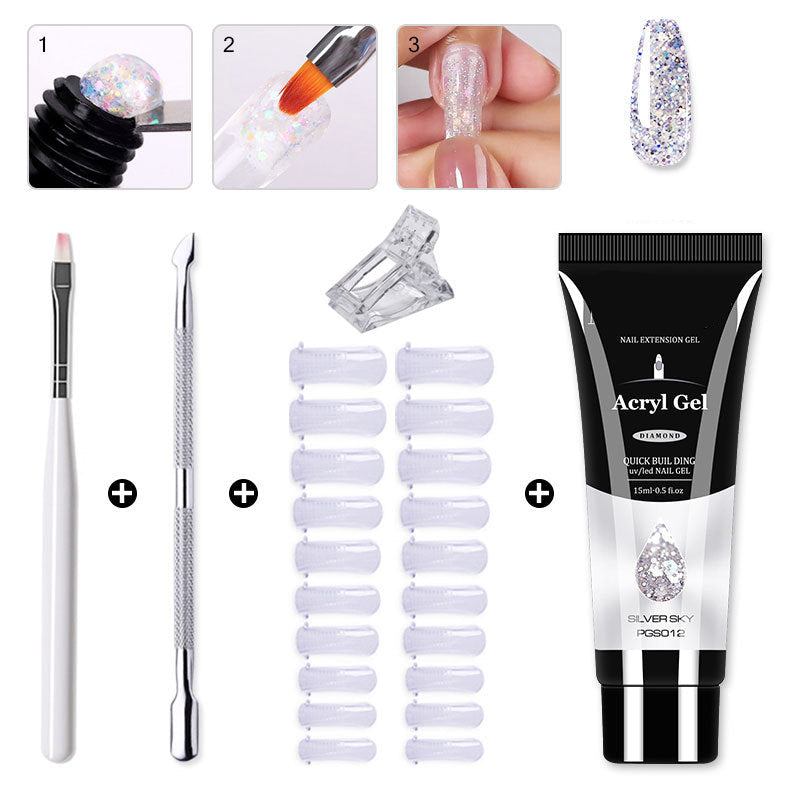 Nail Art Crystal Extension Glue Tools