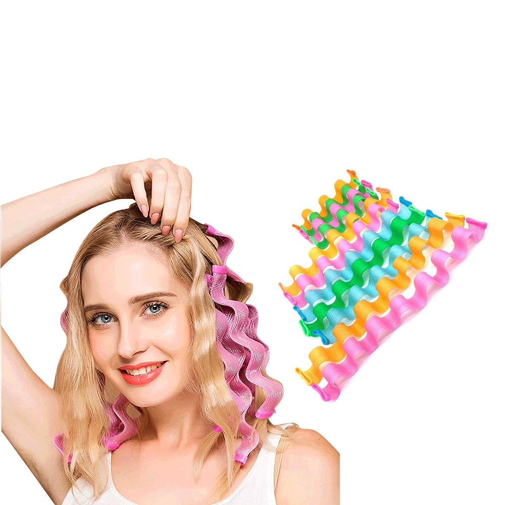 Water wave magic curling iron does not damage hair