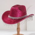 Shiny rhinestone hat