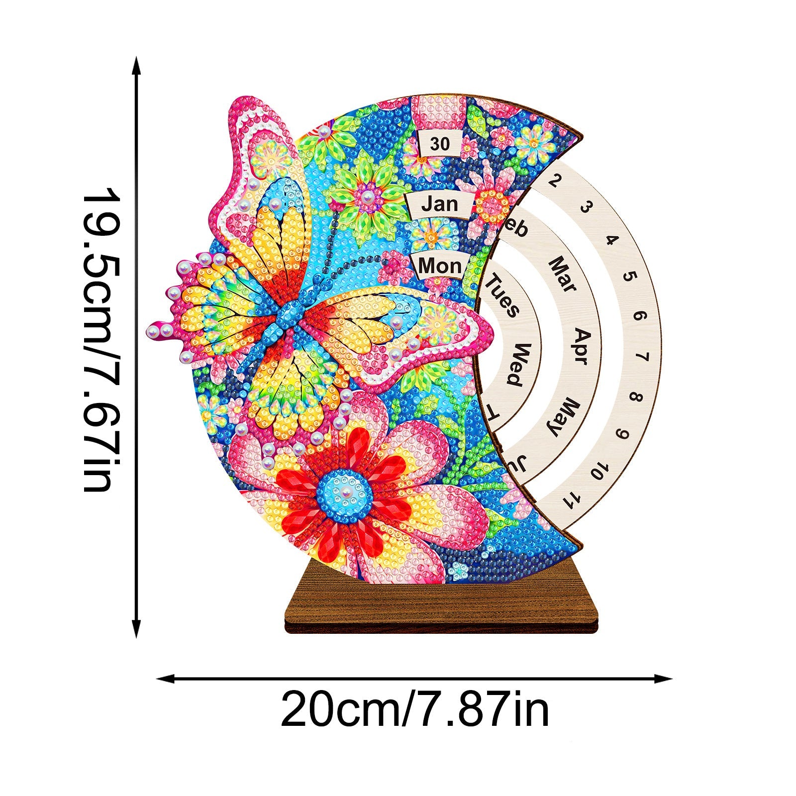 Diamond painting calendar desktop ornaments