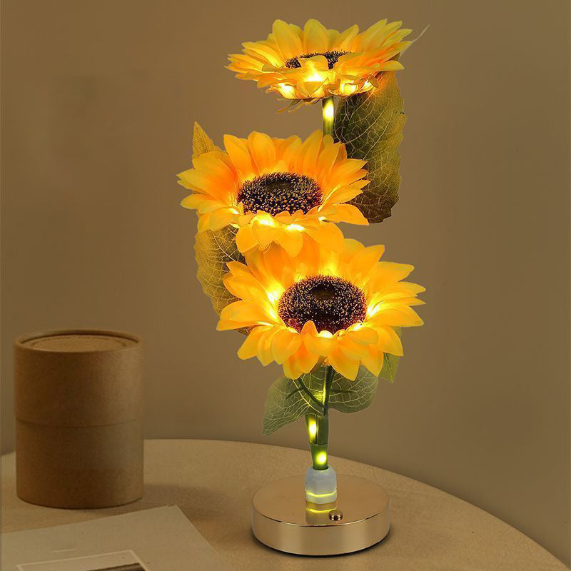 Solar LED Sunflower Garden Light