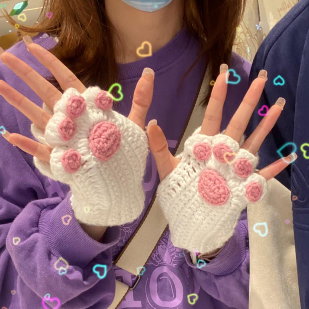 Cat Paw Gloves DIY Material Kit