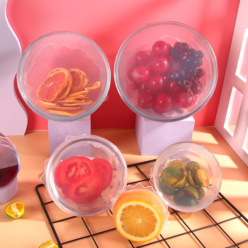 Food grade silicone fresh-keeping cover