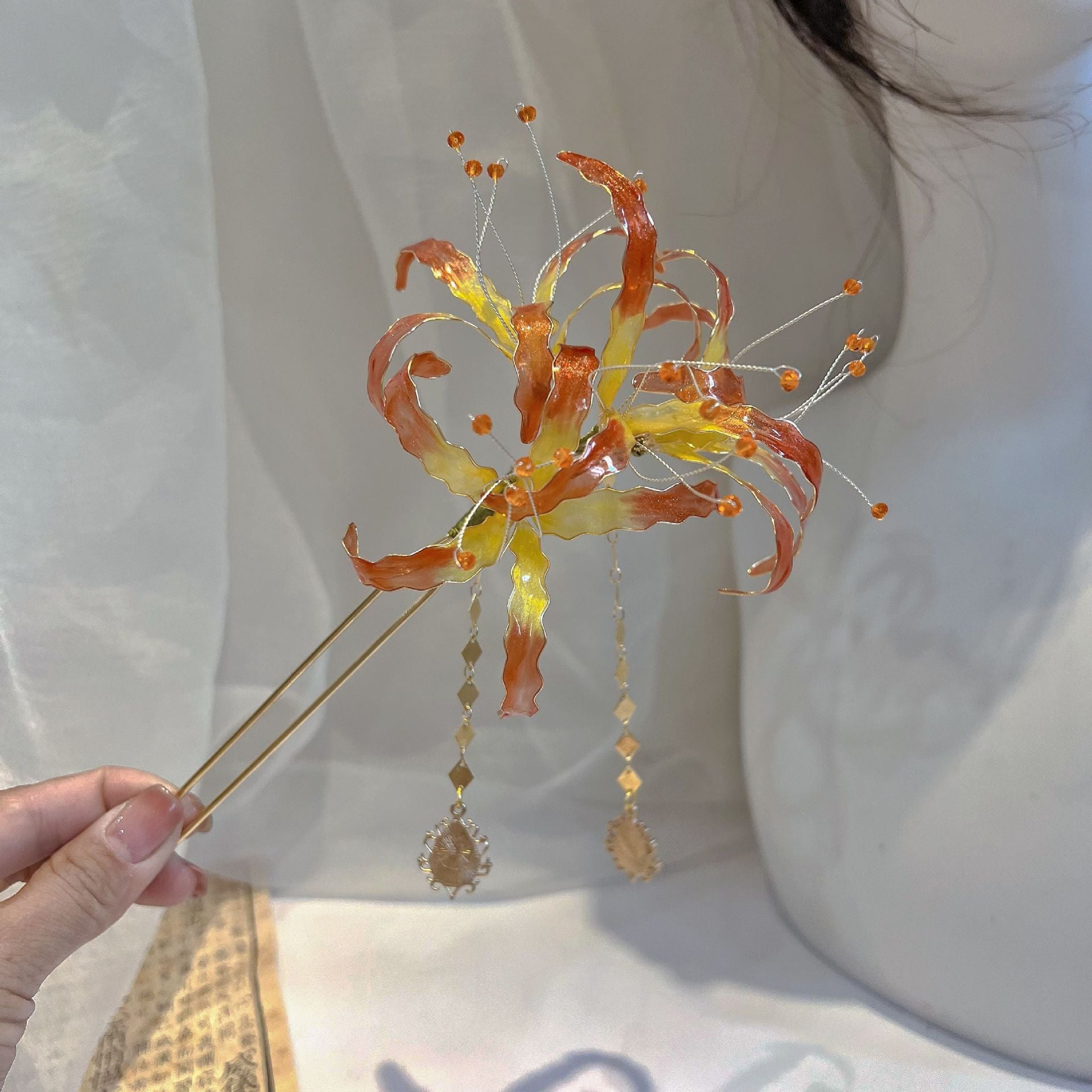 Handmade hairpin headdress