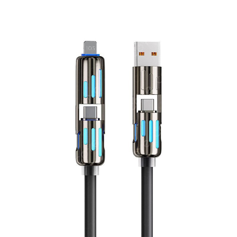 240W four-in-one charging cable