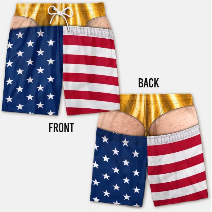 Fun Men's Beach Swim Trunks