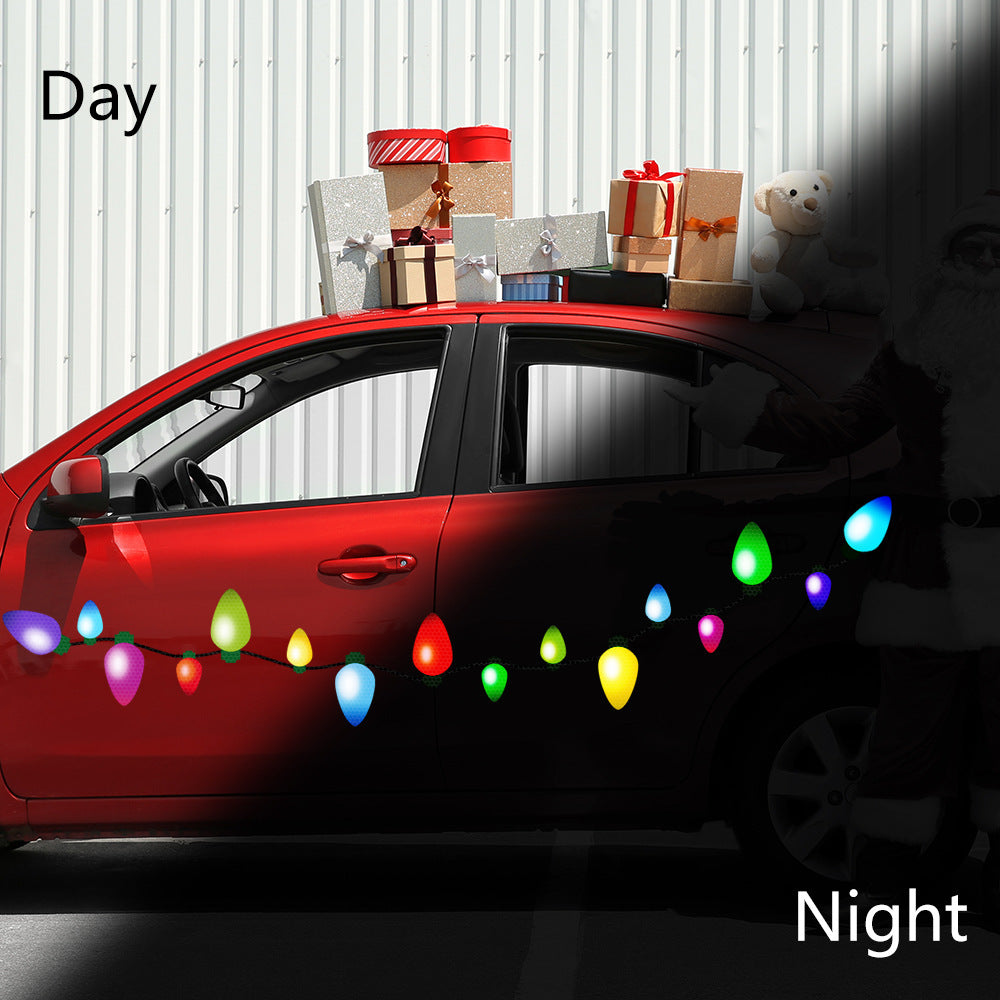 🎉Reflective Light Bulb Magnet Decoration Set🌲