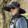 🔥Outdoor Wide Brim Sun Hat With Solar Fan