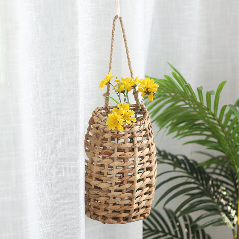 Woven Hanging Flower Vase