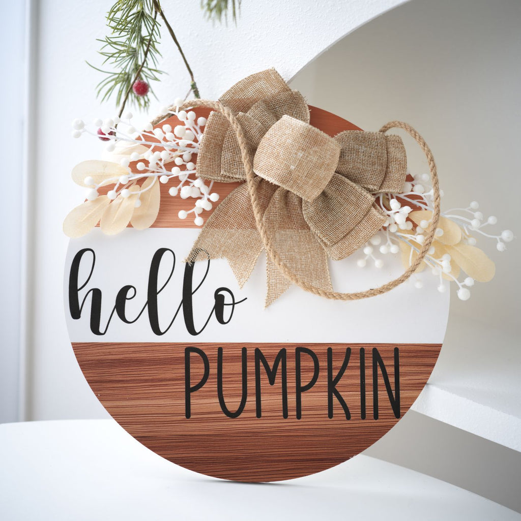 Wooden door hanger creative letter sign