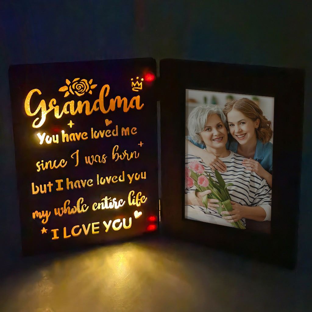 Christmas Gift-Luminous Photo Frame Ornaments
