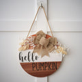 Wooden door hanger creative letter sign