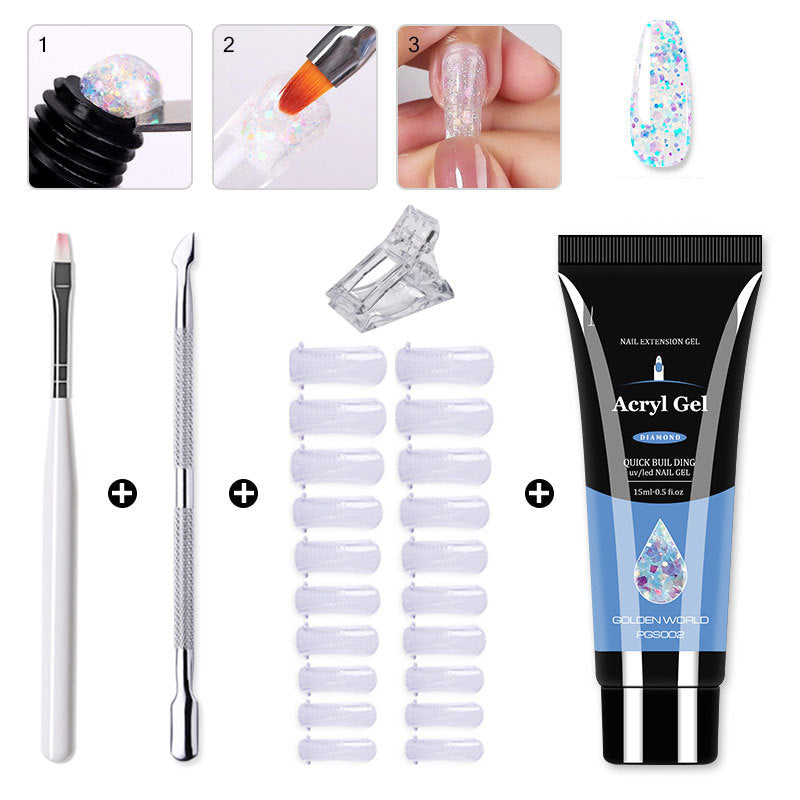 Nail Art Crystal Extension Glue Tools